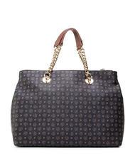POLLINI HERITAGE  Sac avec bandouli&egrave;re brun noir - Sacs pour Femme - 3