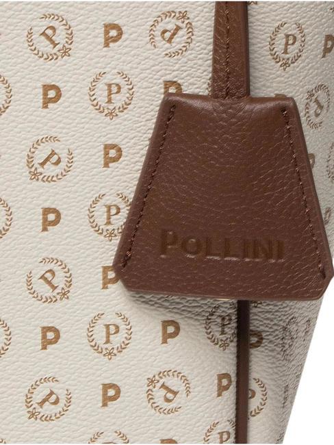 HERITAGE Sac bandoulière, transformable ivoire / brun - Sacs pour Femme