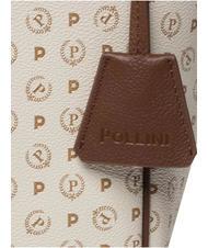 POLLINI HERITAGE Sac bandoulière, transformable ivoire / brun - Sacs pour Femme - 3