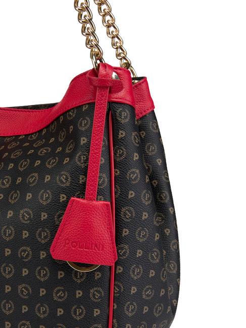 HERITAGE Sac bandouli&egrave;re, transformable laque noire - Sacs pour Femme