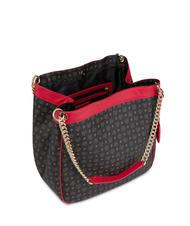 POLLINI HERITAGE Sac bandouli&egrave;re, transformable laque noire - Sacs pour Femme - 5