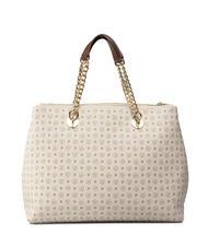 POLLINI HERITAGE  Sac avec bandoulière ivoire / brun - Sacs pour Femme - 3