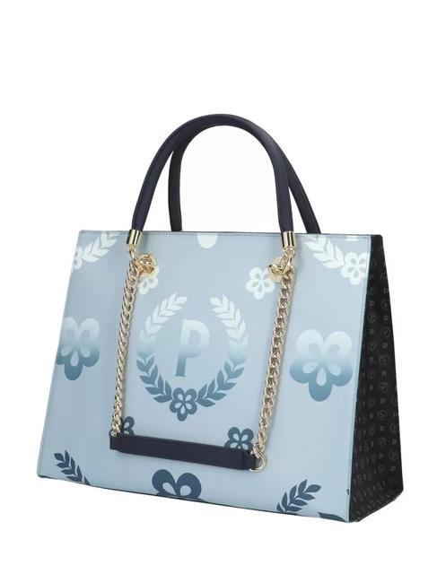 HERITAGE  Sac shopping avec imprimé intégral bleu noir - Sacs pour Femme
