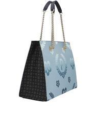 POLLINI HERITAGE  Sac shopping avec imprimé intégral bleu noir - Sacs pour Femme - 3
