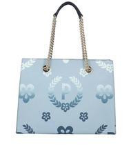 POLLINI HERITAGE  Sac shopping avec imprimé intégral bleu noir - Sacs pour Femme - 4