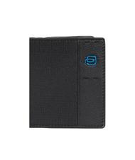 PIQUADRO Portefeuille Ligne PULSE P16 chevron noir - Portefeuilles Homme - 4