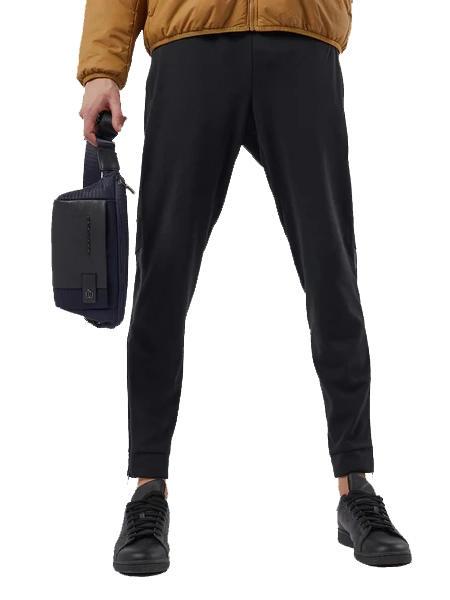 BRIEF 2 Sac banane en cuir et tissu bleu - Sacs banane