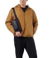 PIQUADRO BRIEF 2 Sac banane en cuir et tissu bleu - Sacs banane - 5