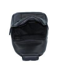 PIQUADRO URBAN Sac bandoulière en cuir noir - Sacs à dos pour ordinateur portable - 5