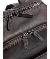 PIQUADRO Sac à dos BLACK SQUARE, support PC 14 " cheveux noirs - Sacs à dos pour ordinateur portable - 3