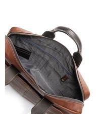 PIQUADRO CAMPIONARIO - PYRAMID Mallette en cuir, support pc 15" MARRON - Porte Documents Travail - 5