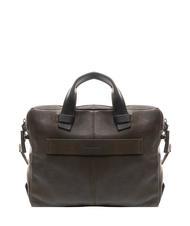 PIQUADRO CAMPIONARIO - PYRAMID Mallette en cuir pour pc 14" VERT - Porte Documents Travail - 3