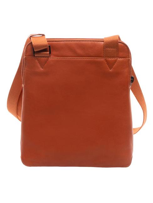CAMPIONARIO - X18 Sac en cuir orange2 - Sacs en Bandouli&egrave;res pour Homme