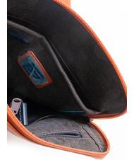 PIQUADRO CAMPIONARIO - X18 Sac en cuir orange2 - Sacs en Bandouli&egrave;res pour Homme - 4