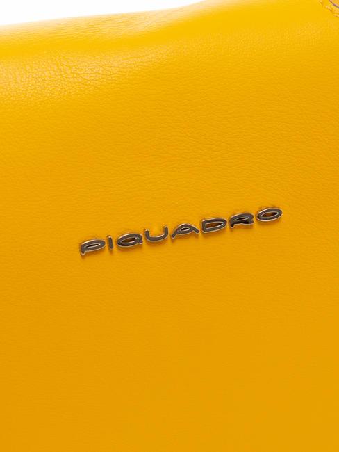 CAMPIONARIO - MUSE Sac &agrave; bandouli&egrave;re en cuir avec bandouli&egrave;re jaune - Sacs pour Femme