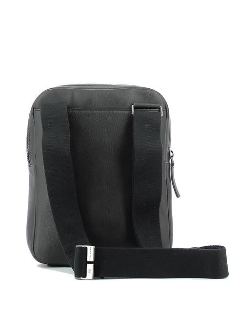 CAMPIONARIO - DAVID Sac &agrave; bandouli&egrave;re en cuir pour iPad noir - Sacs en Bandouli&egrave;res pour Homme