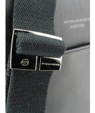 PIQUADRO CAMPIONARIO - DAVID Sac &agrave; bandouli&egrave;re en cuir pour iPad noir - Sacs en Bandouli&egrave;res pour Homme - 4