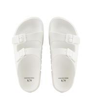 ARMANI EXCHANGE EVA Des sandales blanc optique - Chaussures Femme - 4