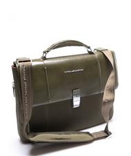 PIQUADRO Porte document LINK 2, sac pour ordinateur portable 13'', extensible vert - Porte Documents Travail - 2