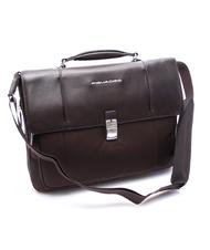 PIQUADRO Porte document LINK 2, sac pour ordinateur portable 13'', extensible cheveux noirs - Porte Documents Travail - 2