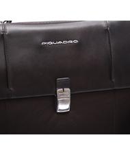 PIQUADRO Porte document LINK 2, sac pour ordinateur portable 13'', extensible cheveux noirs - Porte Documents Travail - 5
