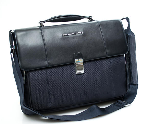 Porte document LINK 2, sac pour ordinateur portable 13'', extensible bleu - Porte Documents Travail