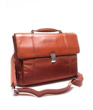 PIQUADRO Porte document LINK 2, sac pour ordinateur portable 13'', extensible orange - Porte Documents Travail - 2