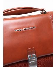 PIQUADRO Porte document LINK 2, sac pour ordinateur portable 13'', extensible orange - Porte Documents Travail - 5