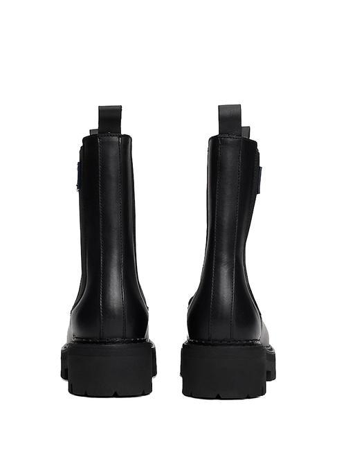 TOMMY JEANS Urban Chelsea Bottines en cuir NOIR - Chaussures Femme