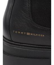 TOMMY HILFIGER MONOCHROMATIC CHELSEA Bottines hautes en cuir NOIR - Chaussures Femme - 4