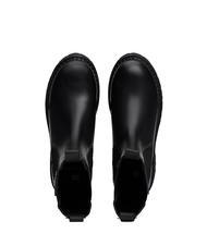 TOMMY HILFIGER TOMMY JEANS Urban Chelsea Bottines en cuir NOIR - Chaussures Femme - 4