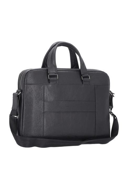 CAMPIONARIO - BLACK SQUARE Mallette en cuir pour ordinateur portable 15,6" noir - Porte Documents Travail