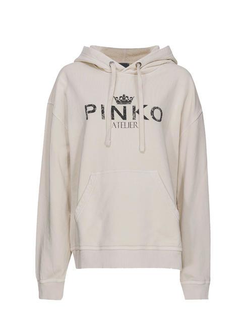 BASSANI Sweatshirt &agrave; capuche beige brumeux - Sweat-shirts pour femmes
