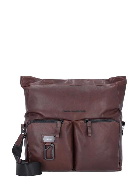 CAMPIONARIO - HARPER  Messenger pour PC 13", en cuir MORO - Porte Documents Travail