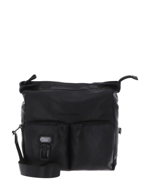 CAMPIONARIO - HARPER  Messenger pour PC 13", en cuir Noir - Porte Documents Travail