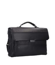 PIQUADRO CAMPIONARIO - MARTIN  Mallette extensible pour PC 15,6" Noir - Porte Documents Travail - 2
