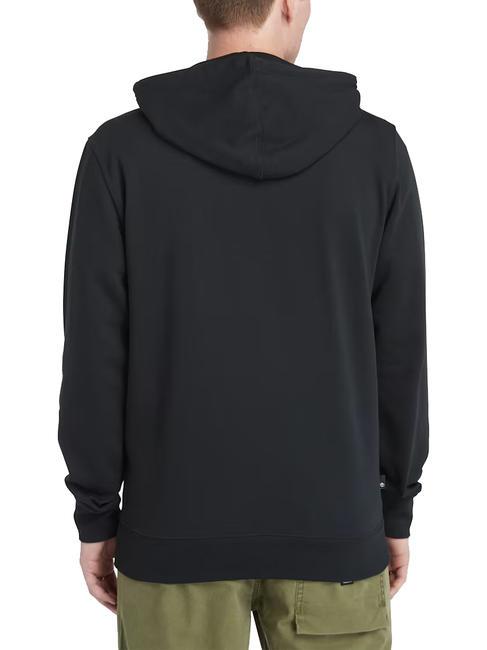 TREE LOGO Sweatshirt &agrave; capuche noir / botte de bl&eacute; - Pulls molletonn&eacute;s