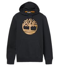 TIMBERLAND TREE LOGO Sweatshirt &agrave; capuche noir / botte de bl&eacute; - Pulls molletonn&eacute;s - 5