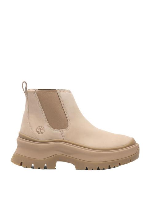 ROXIE LANE  Bottines en cuir beige clair - Chaussures Femme