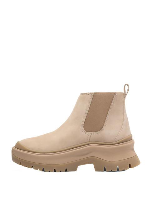 ROXIE LANE  Bottines en cuir beige clair - Chaussures Femme