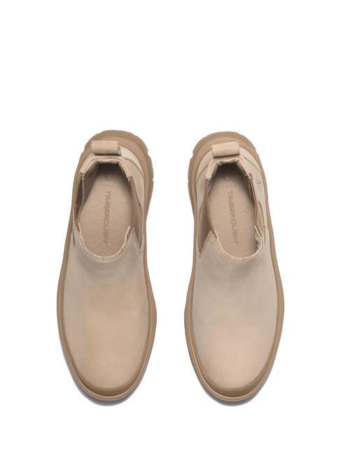 ROXIE LANE  Bottines en cuir beige clair - Chaussures Femme