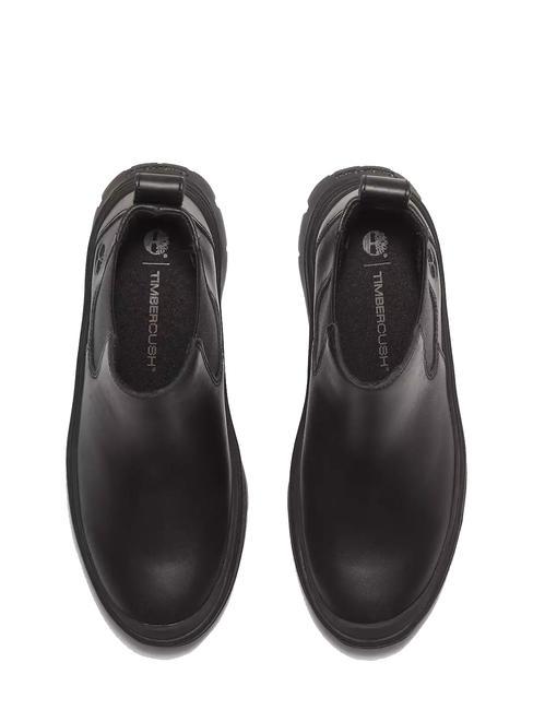 ROXIE LANE  Bottines en cuir noir pleine fleur - Chaussures Femme