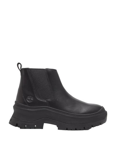 ROXIE LANE  Bottines en cuir noir pleine fleur - Chaussures Femme