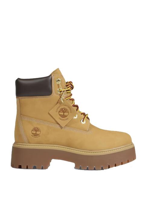 6 INCH  Bottines en cuir bl&eacute; - Chaussures Femme