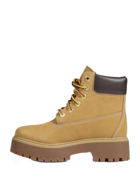 6 INCH  Bottines en cuir bl&eacute; - Chaussures Femme