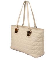 LOVE MOSCHINO CLICK HEART Sac de courses beurre - Sacs pour Femme - 3