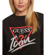GUESS ICON Sweat-shirt &agrave; col rond jetbla - Sweat-shirts pour femmes - 3