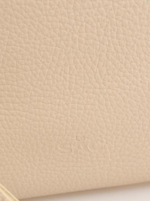 ROBERTA Pochette en cuir Dollar lait - Sacs pour Femme