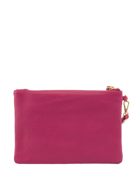 ROBERTA Pochette en cuir Dollar fuchsia - Sacs pour Femme