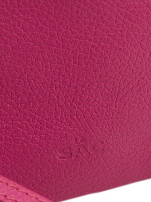 ROBERTA Pochette en cuir Dollar fuchsia - Sacs pour Femme